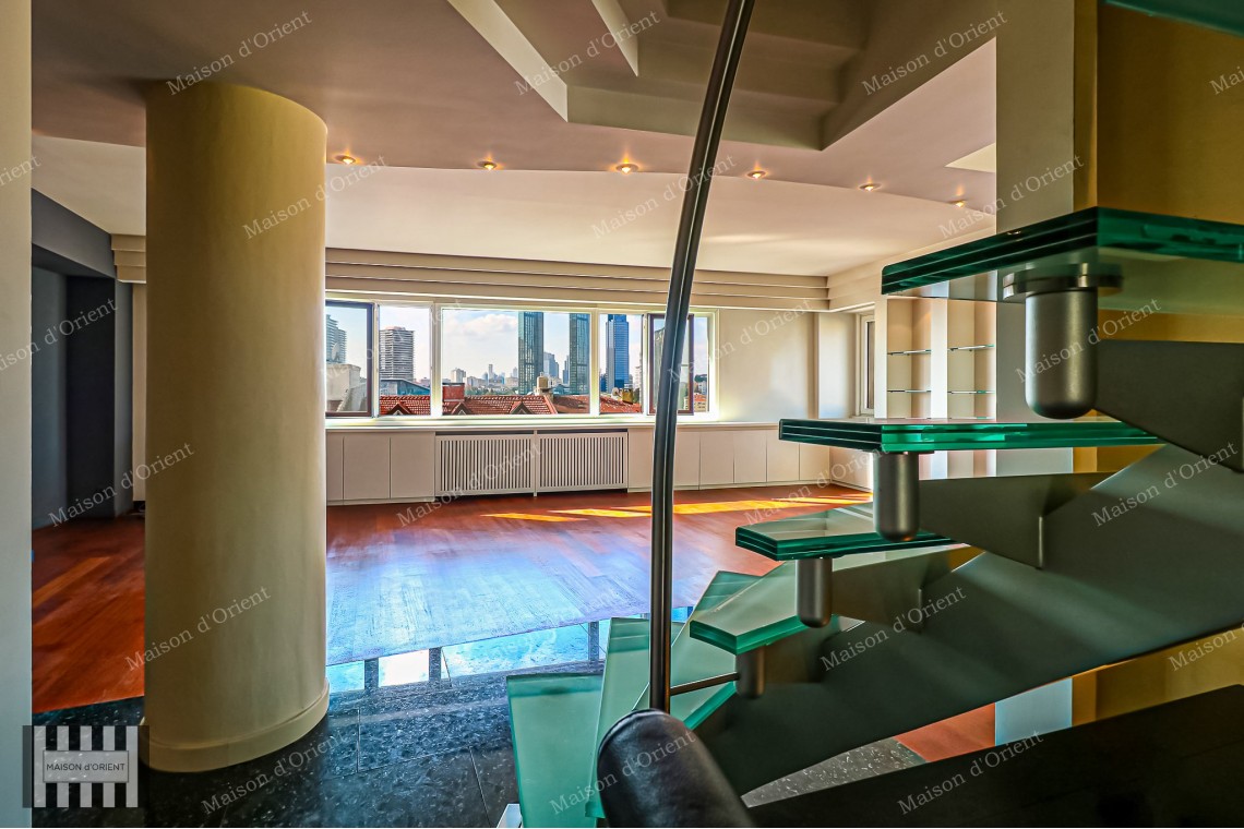 5+1 Duplex for Sale with Private Terrace in Ulus