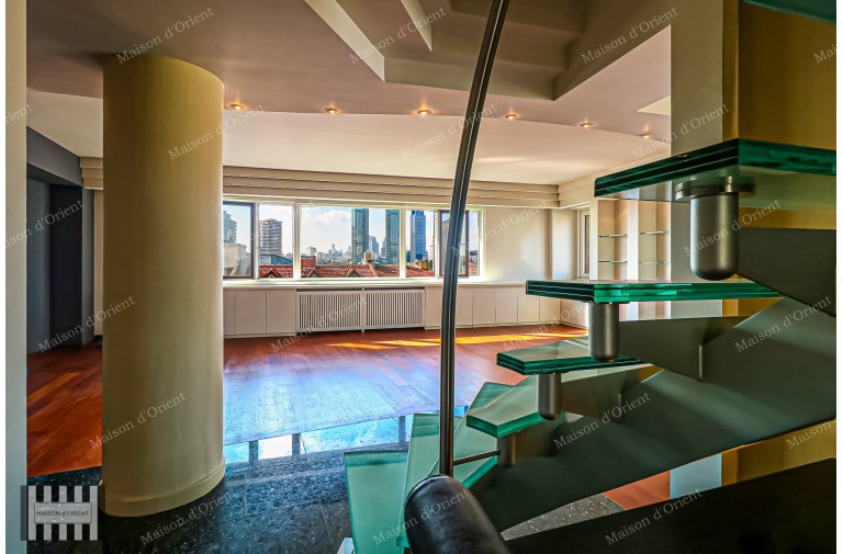 5+1 Duplex for Sale with Private Terrace in Ulus