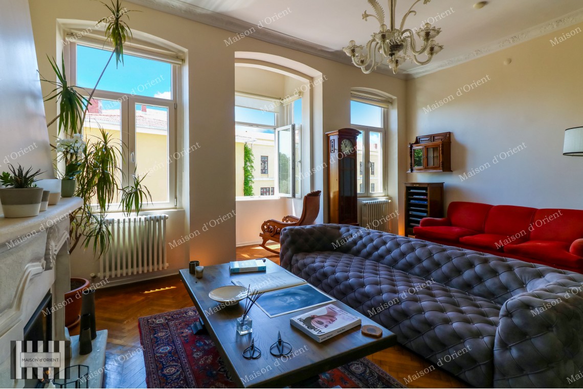 1+1 Apartment for Sale in Historical Building, Galatasaray