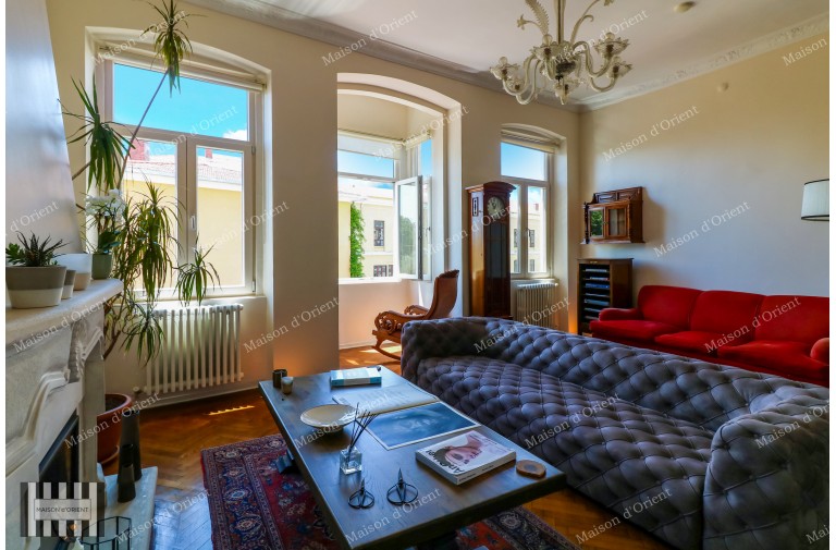 1+1 Apartment for Sale in Historical Building, Galatasaray