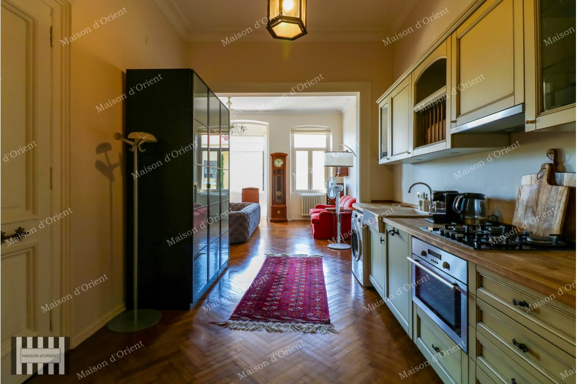 1+1 Apartment for Sale in Historical Building, Galatasaray