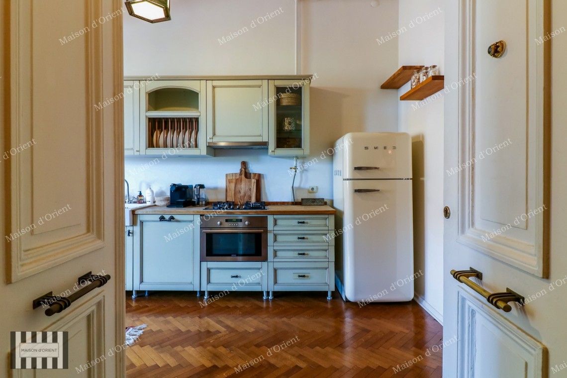1+1 Apartment for Sale in Historical Building, Galatasaray