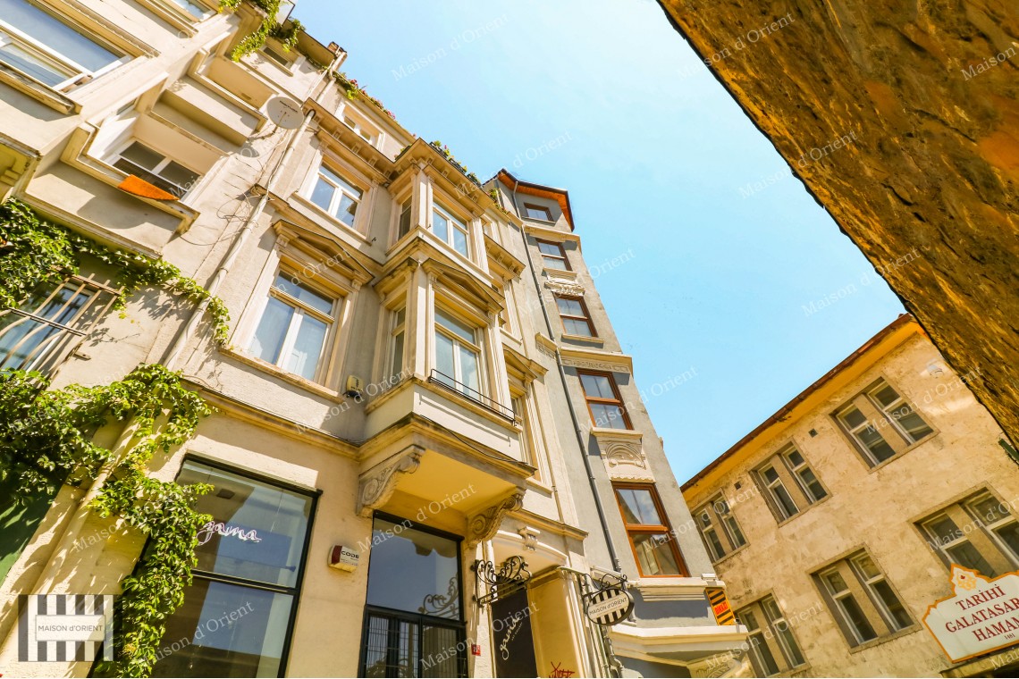 1+1 Apartment for Sale in Historical Building, Galatasaray