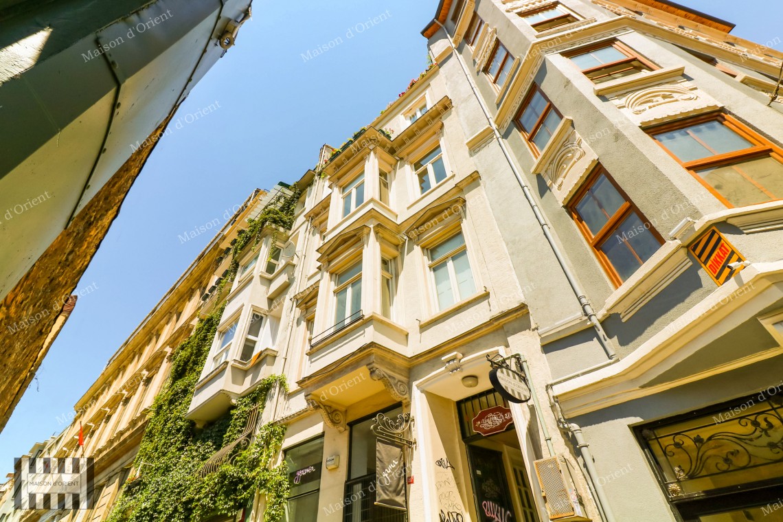 1+1 Apartment for Sale in Historical Building, Galatasaray