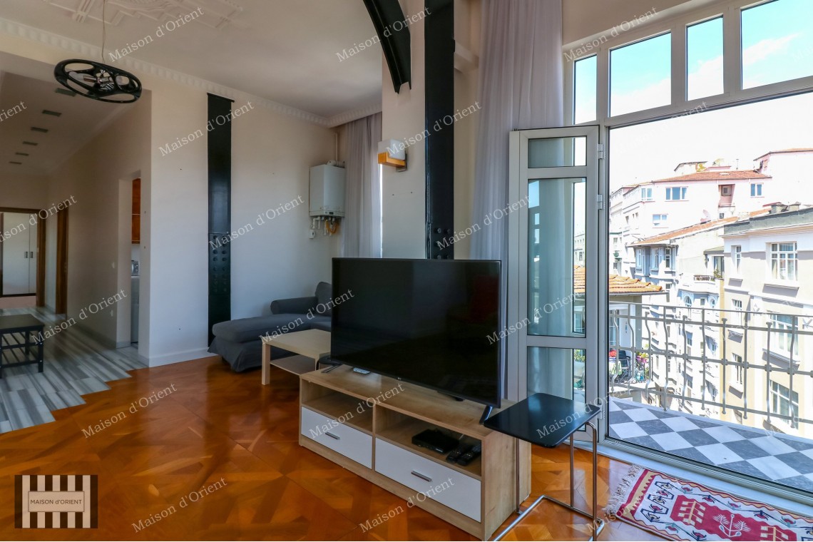 2+1 Rental Flat in Cihangir Historical Building