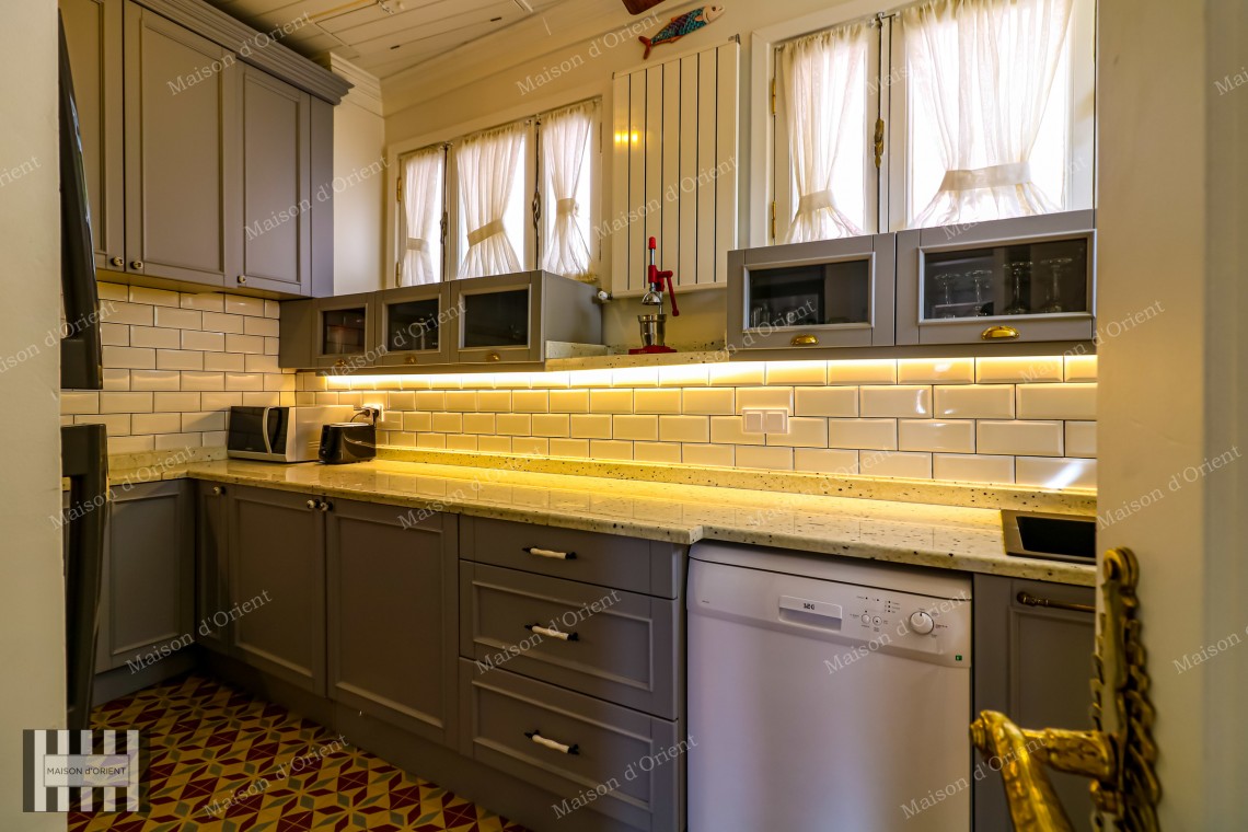 4+1 Historical House for Sale with Garden in Aynalı Çeşme