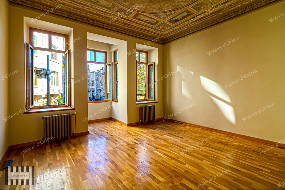 Historical Building with Terrace and View For Sale in Galatasaray 