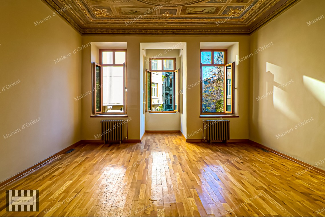 Historical Building with Terrace and View For Sale in Galatasaray 