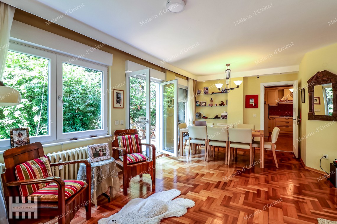 180sqm Duplex for Rent with Private Garden in Gümüşsuyu