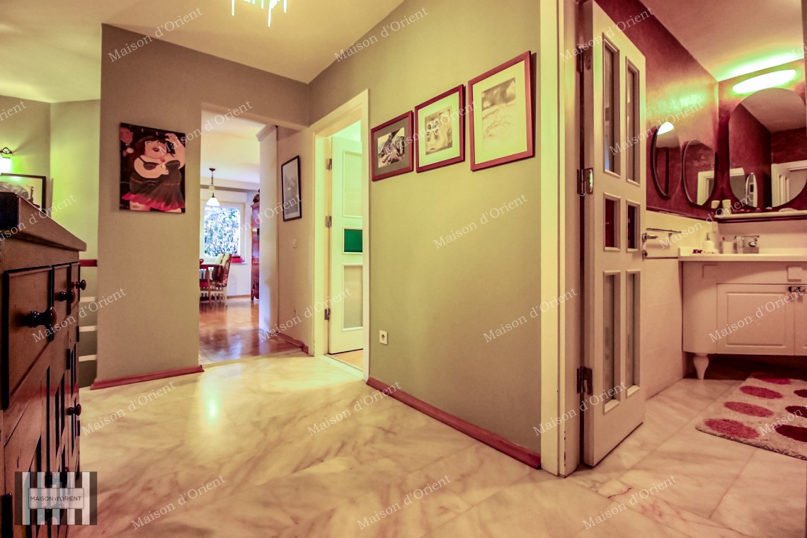 180sqm Duplex for Rent with Private Garden in Gümüşsuyu