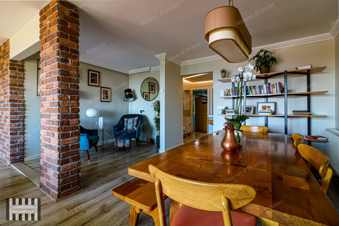 5+1 Flat for Sale with Balcony and View in Cihangir