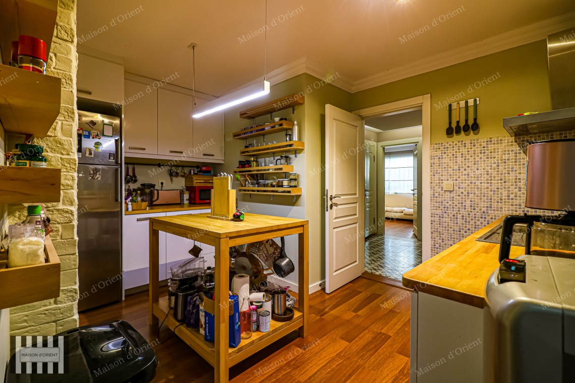 5+1 Flat for Sale with Balcony and View in Cihangir