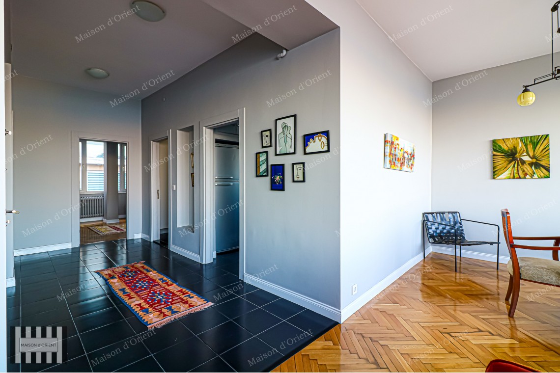 Furnished 2+1 Rental Apartment with Bosphorus View in Cihangir