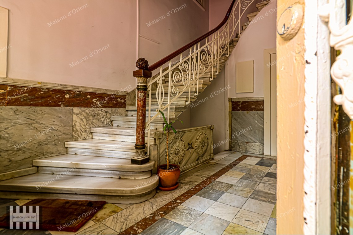 220sqm 3+1 Apartment for Sale in Historical Said Bey Building, Cihangir 