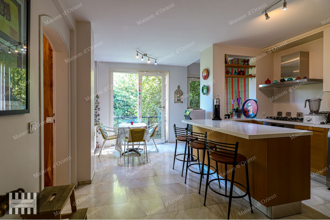 5+1 Flat for Sale with Terrace and Bosphorus View in Gümüşsuyu