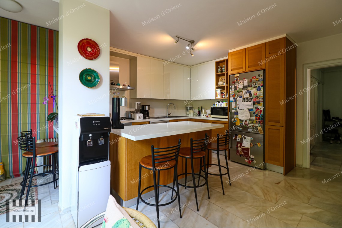 5+1 Flat for Sale with Terrace and Bosphorus View in Gümüşsuyu