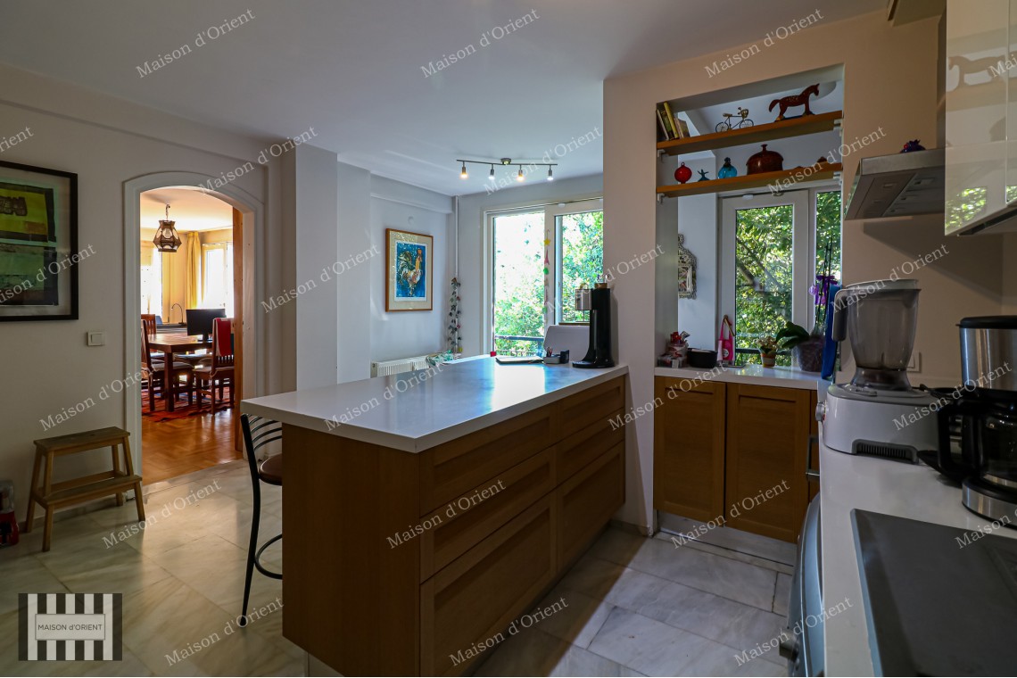 5+1 Flat for Sale with Terrace and Bosphorus View in Gümüşsuyu