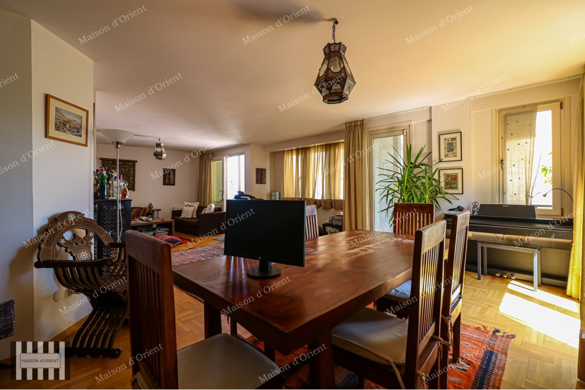 5+1 Flat for Sale with Terrace and Bosphorus View in Gümüşsuyu