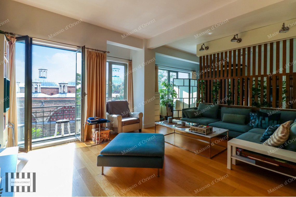 Rental Studio Flat with Tophane-i Amire View in Cihangir