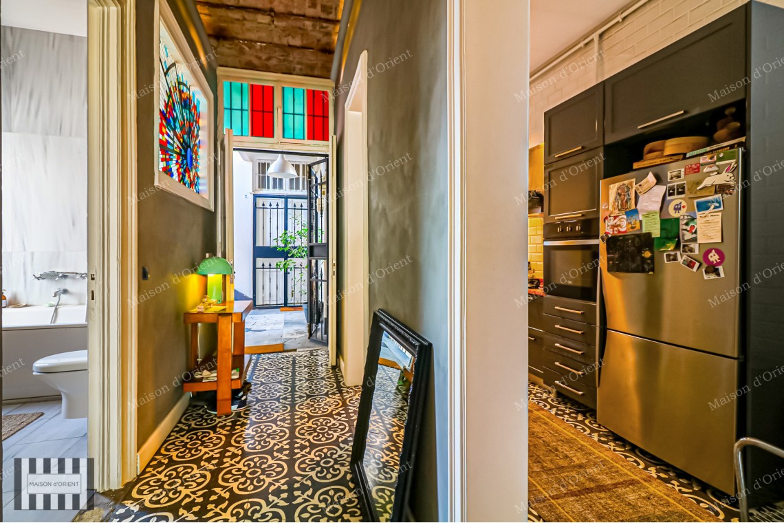2+1 Flat for Sale with Airbnb License in Historical Mavrogordato Building