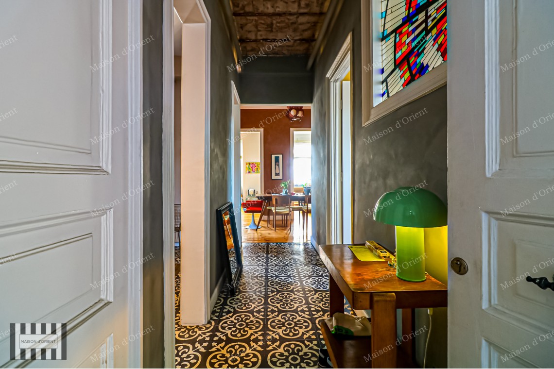 2+1 Flat for Sale with Airbnb License in Historical Mavrogordato Building