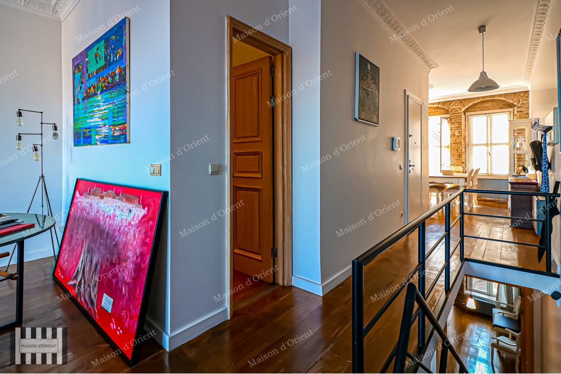 2+1 Duplex for Rent with View in Historical İpera Building