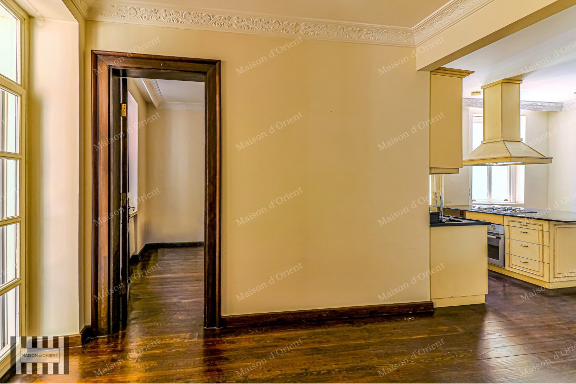 2+1 Flat for Rent in Cihangir Historical Pamir Bey Apartment
