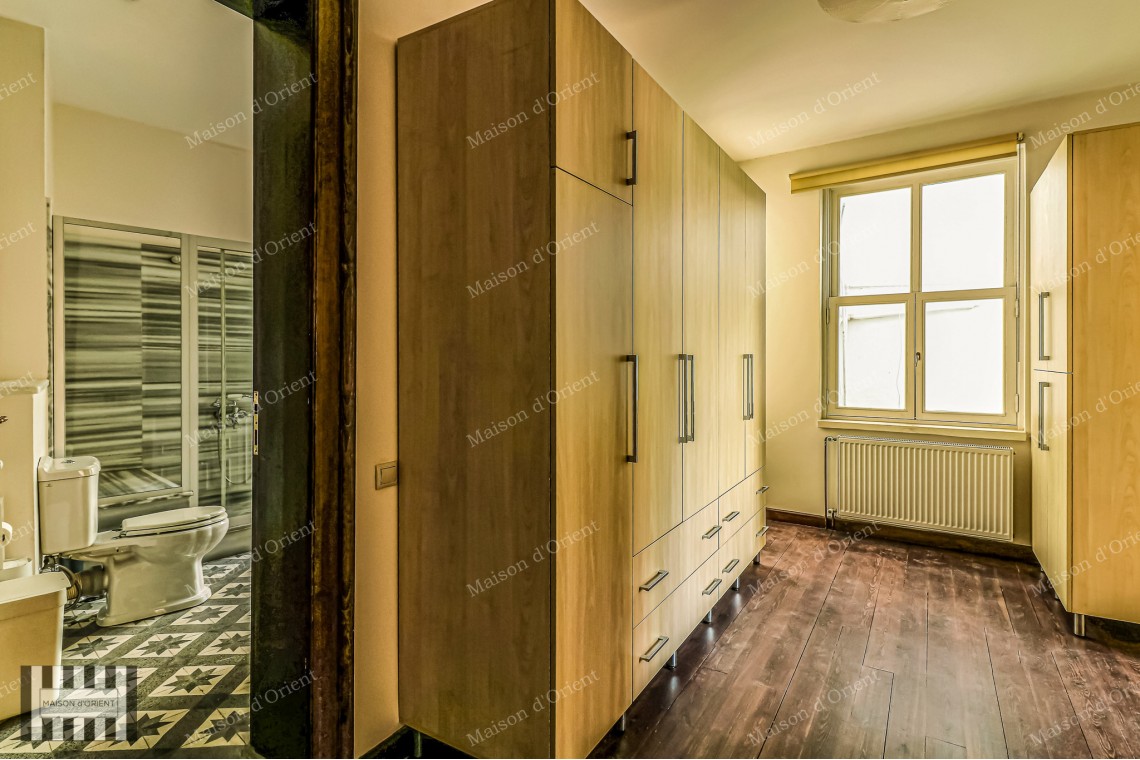 2+1 Flat for Rent in Cihangir Historical Pamir Bey Apartment