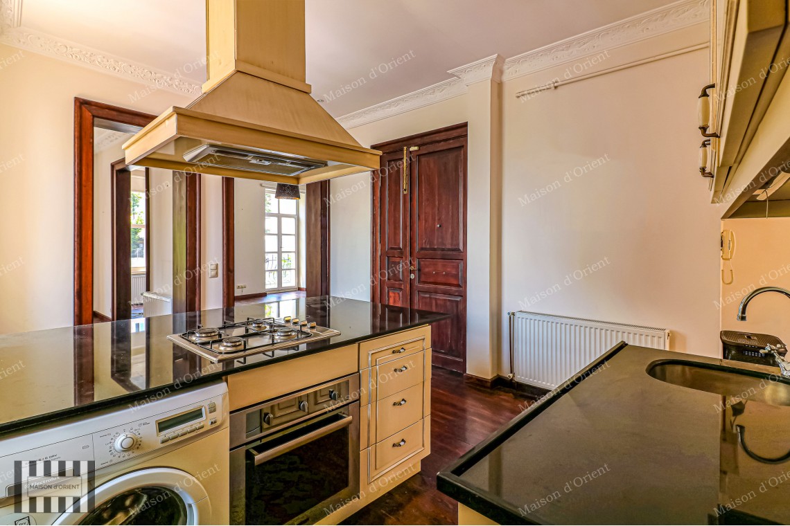 2+1 Flat for Rent in Cihangir Historical Pamir Bey Apartment