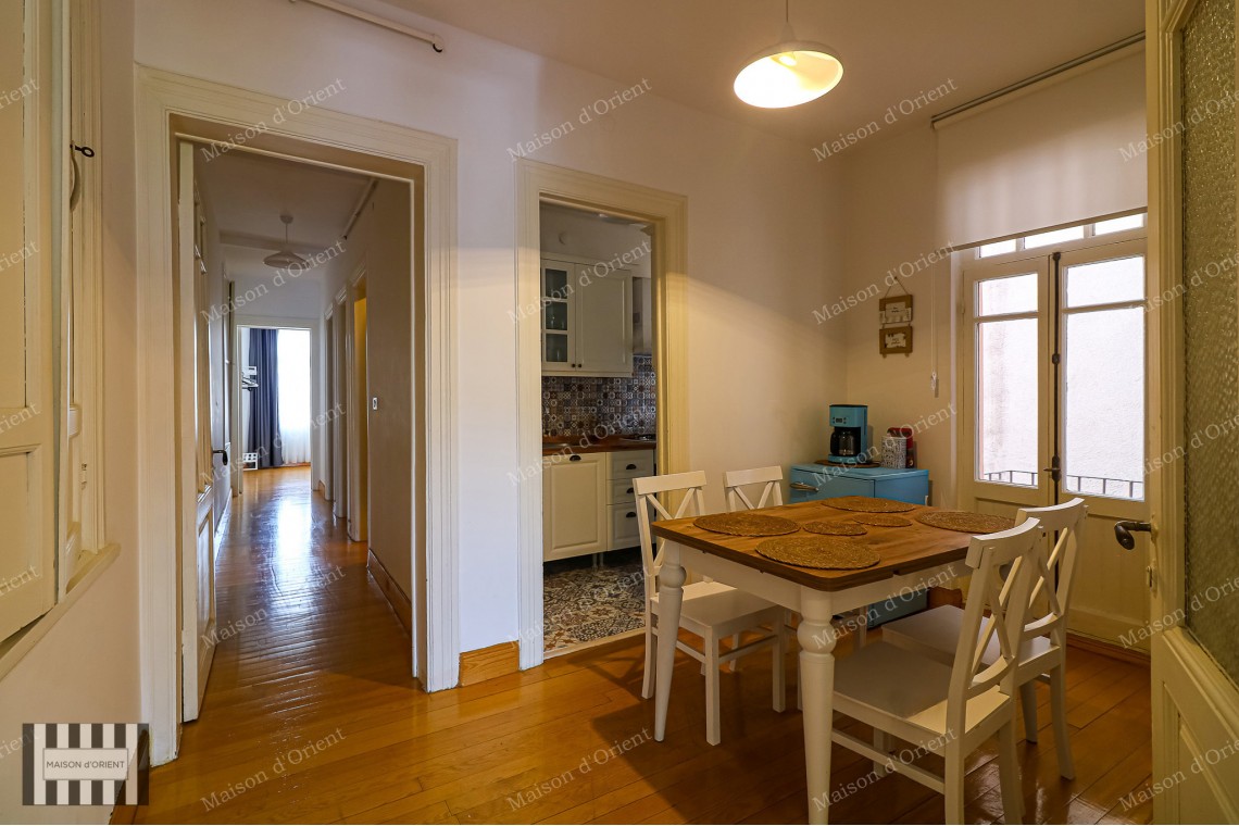 Located in Cihangir on Lenger Street 2+1 Furnished Flat for Rent