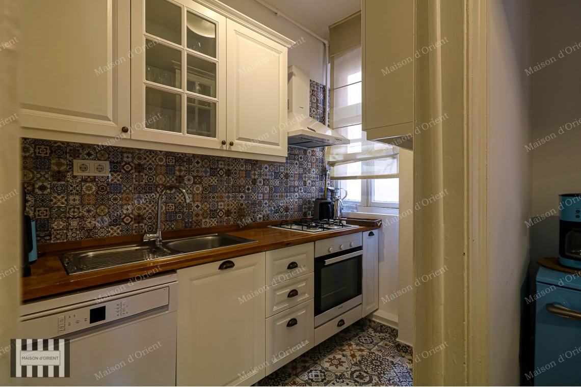 Located in Cihangir on Lenger Street 2+1 Furnished Flat for Rent