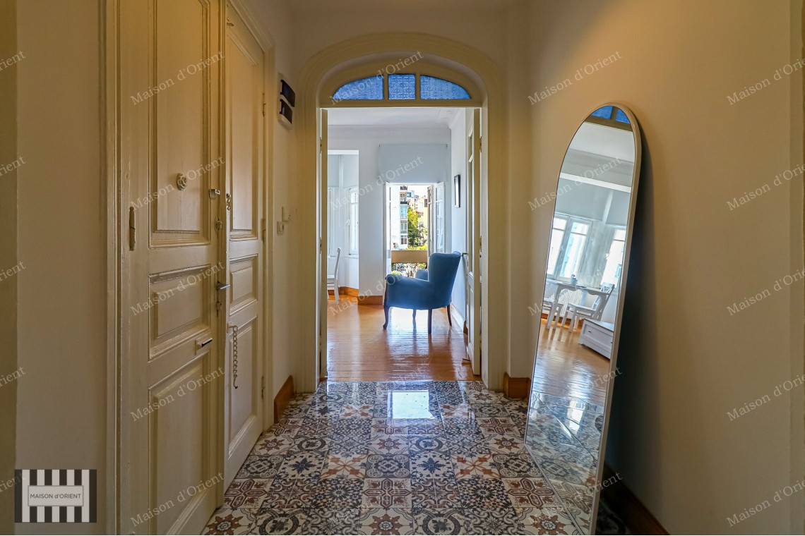 Located in Cihangir on Lenger Street 2+1 Furnished Flat for Rent