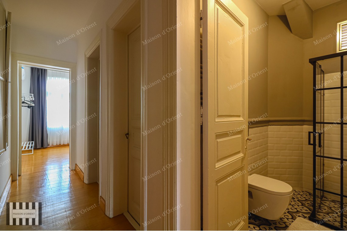 Located in Cihangir on Lenger Street 2+1 Furnished Flat for Rent