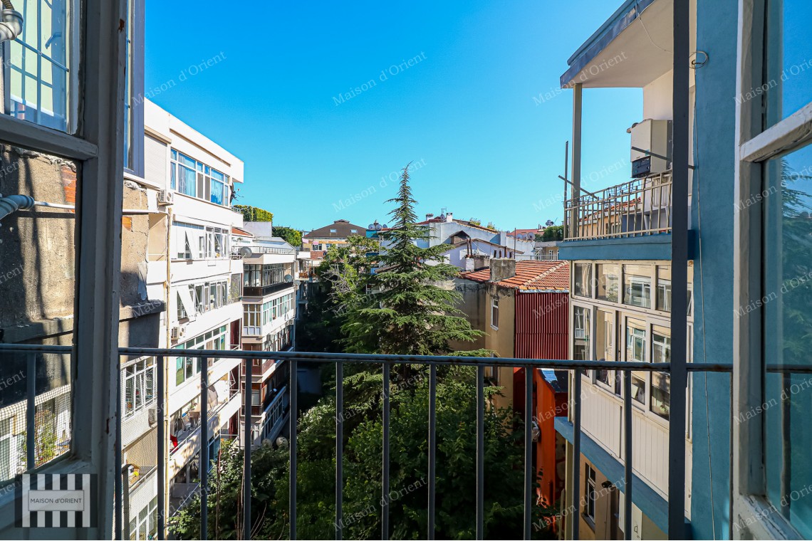 Located in Cihangir on Lenger Street 2+1 Furnished Flat for Rent