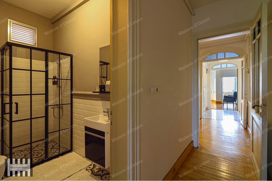 Located in Cihangir on Lenger Street 2+1 Furnished Flat for Rent