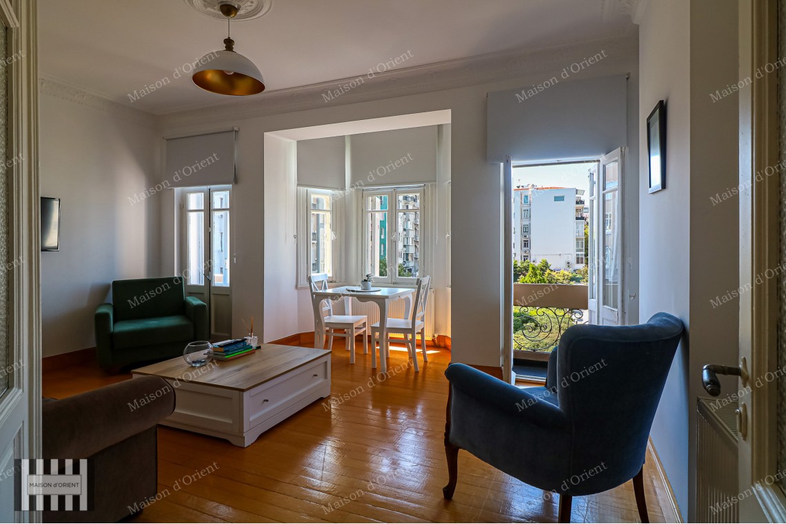 Located in Cihangir on Lenger Street 2+1 Furnished Flat for Rent