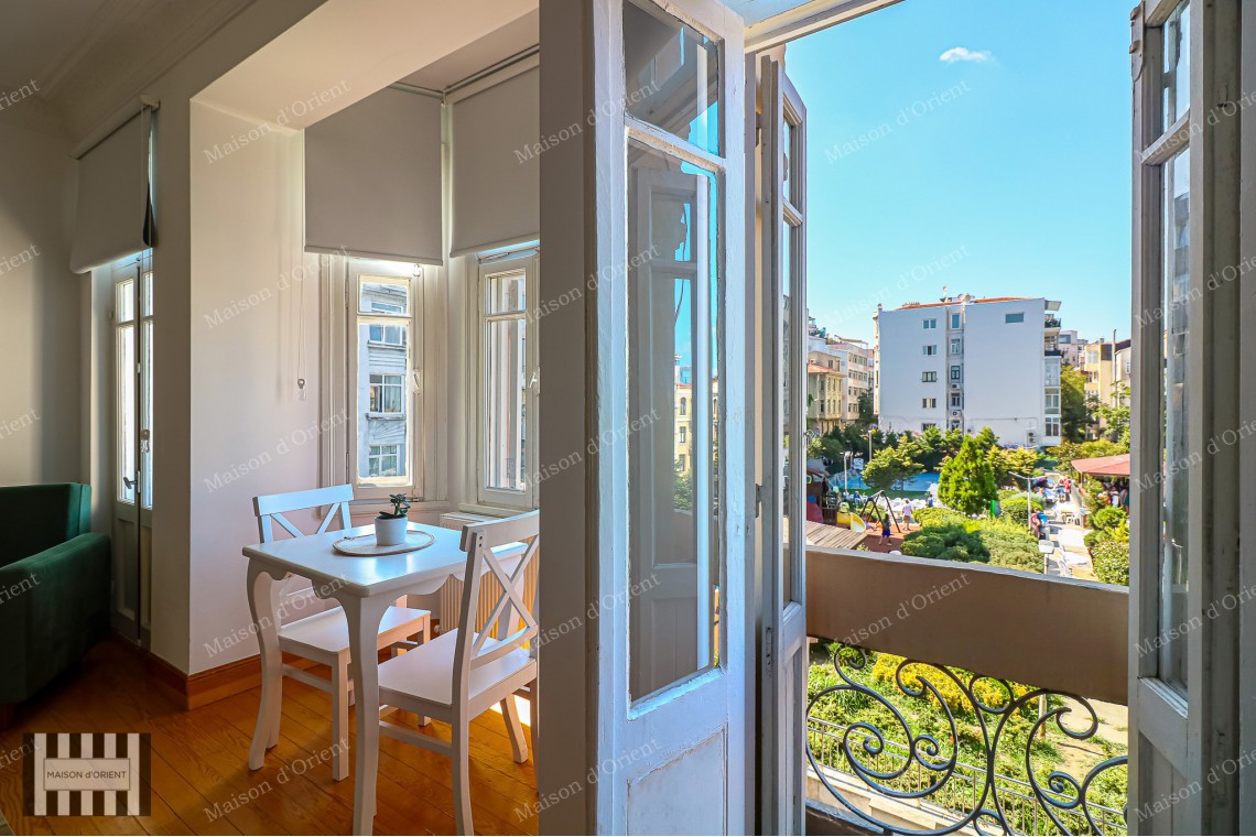 Located in Cihangir on Lenger Street 2+1 Furnished Flat for Rent