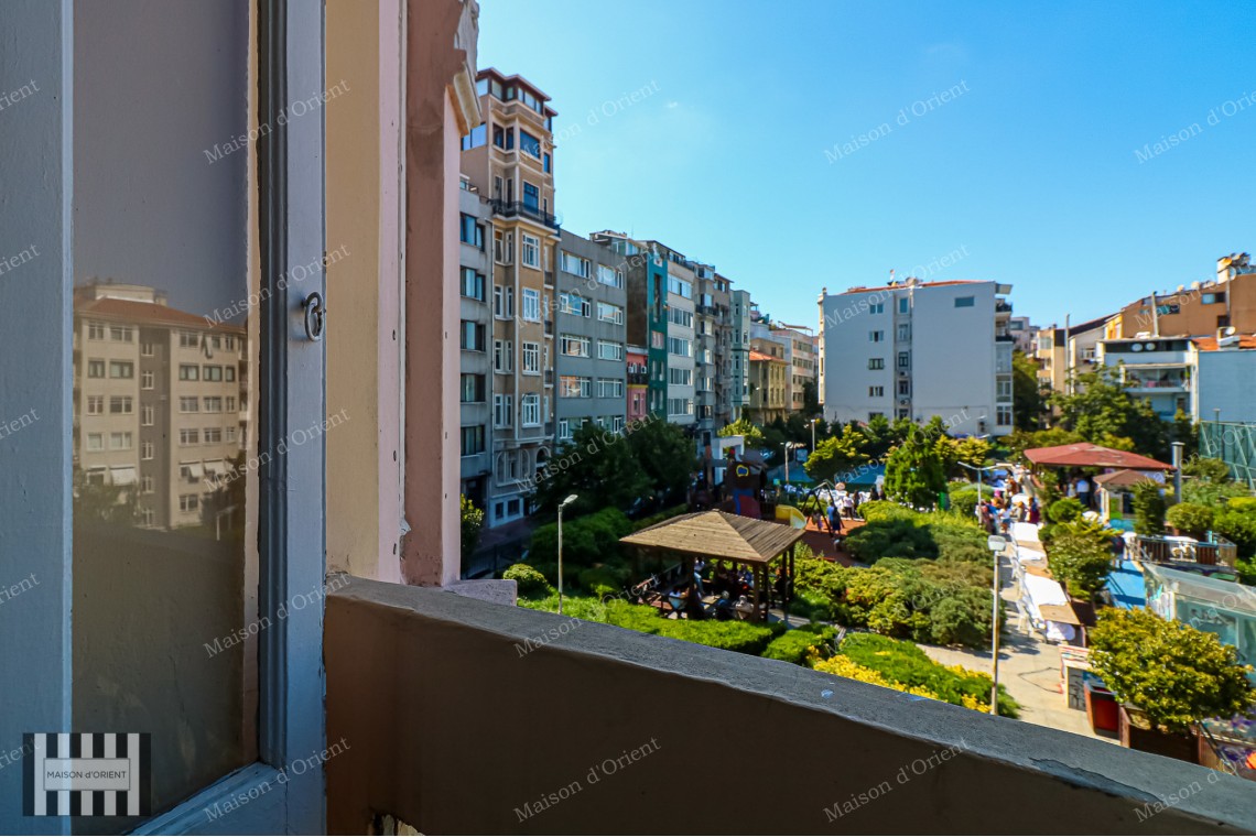 Located in Cihangir on Lenger Street 2+1 Furnished Flat for Rent