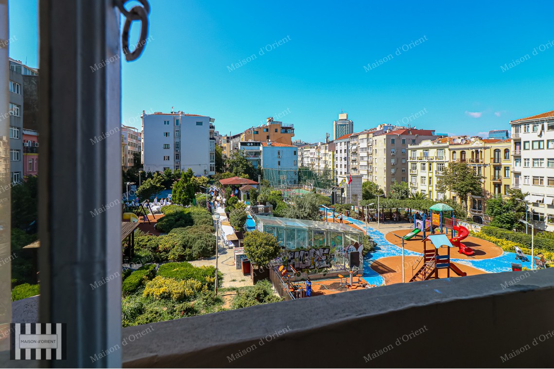 Located in Cihangir on Lenger Street 2+1 Furnished Flat for Rent