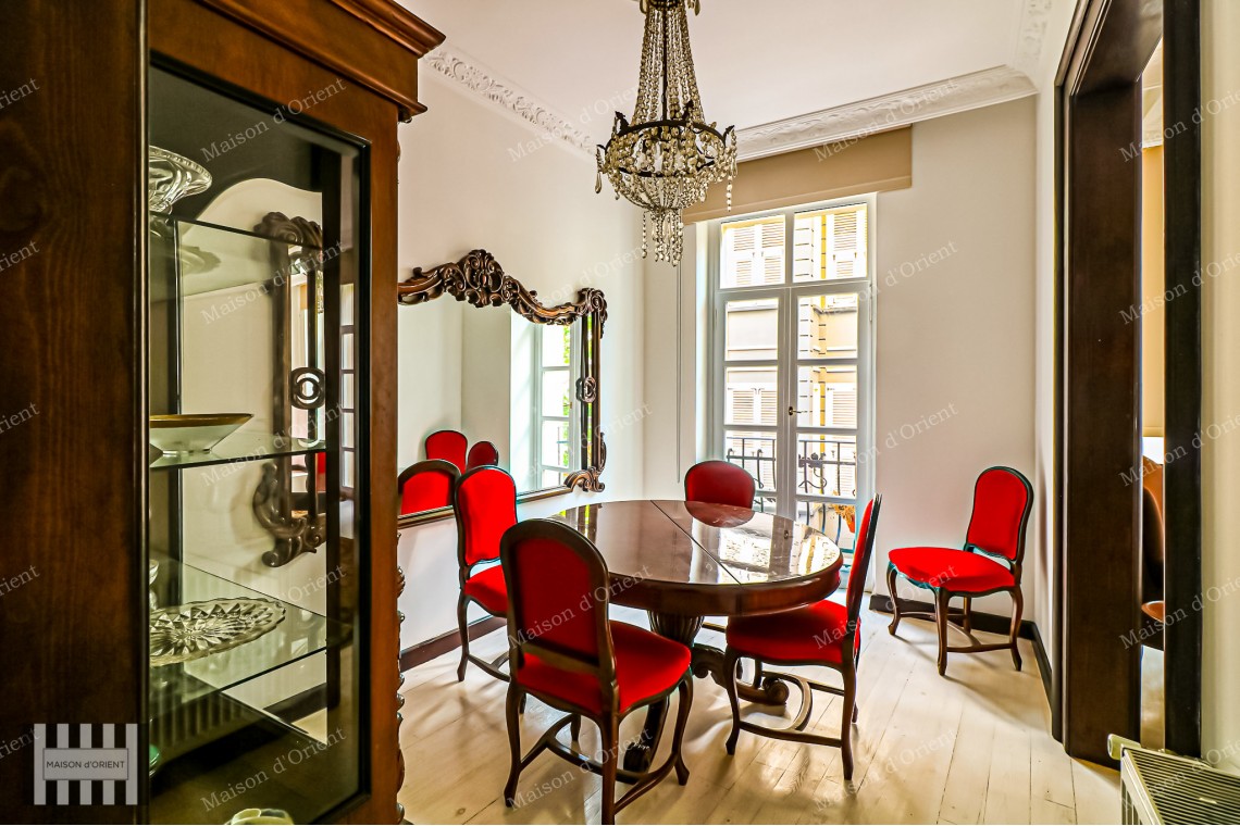 2+1  Flat for Rent in Cihangir Historical Pamir Bey Apartment