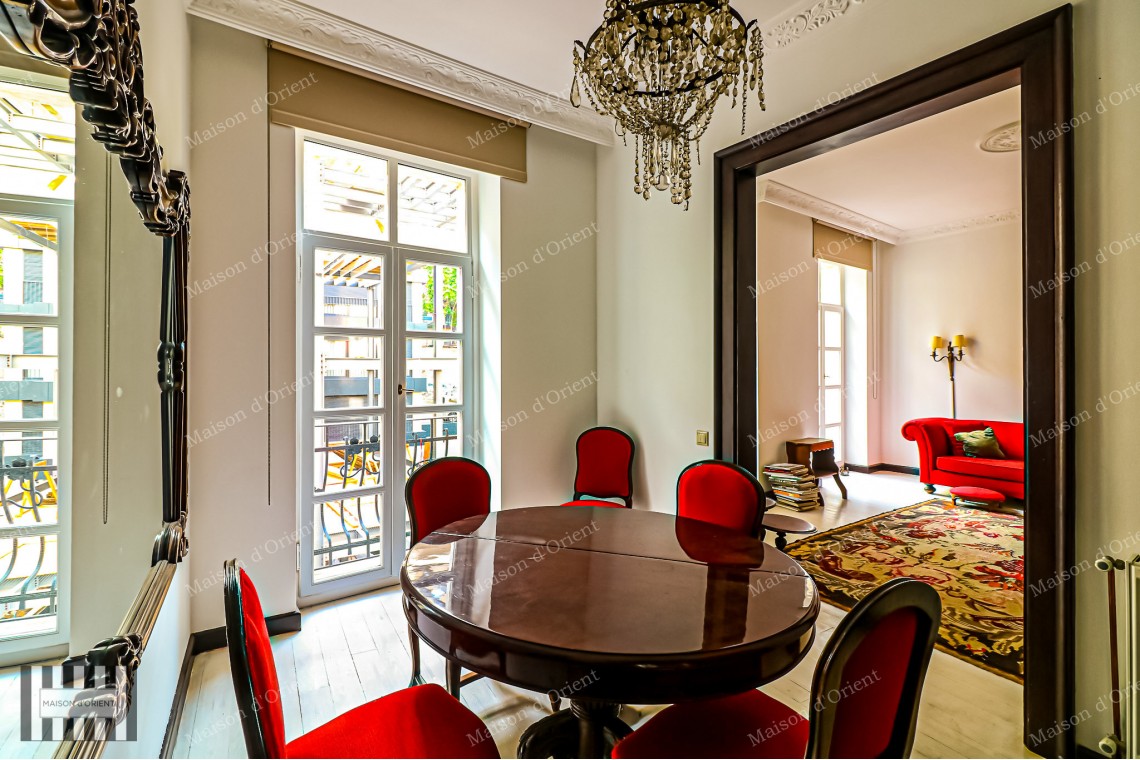 2+1  Flat for Rent in Cihangir Historical Pamir Bey Apartment