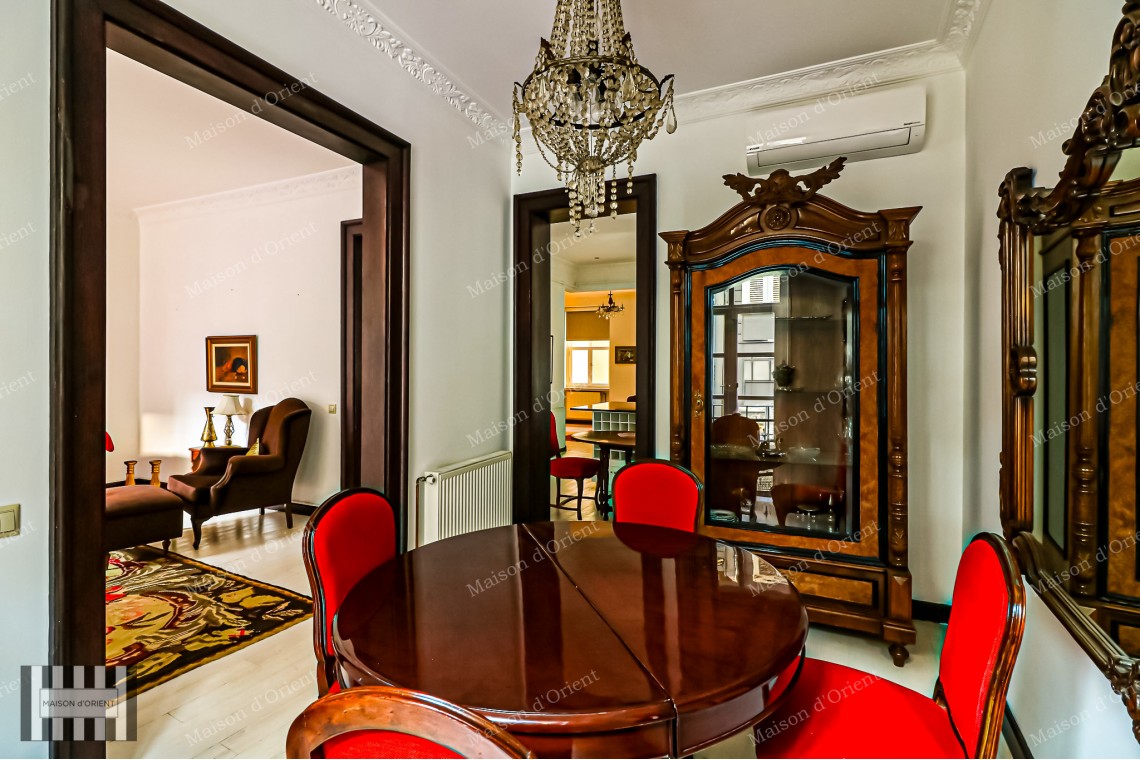 2+1  Flat for Rent in Cihangir Historical Pamir Bey Apartment