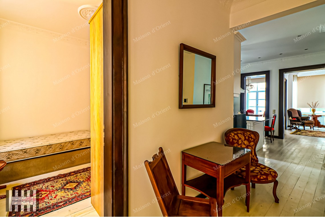 2+1  Flat for Rent in Cihangir Historical Pamir Bey Apartment