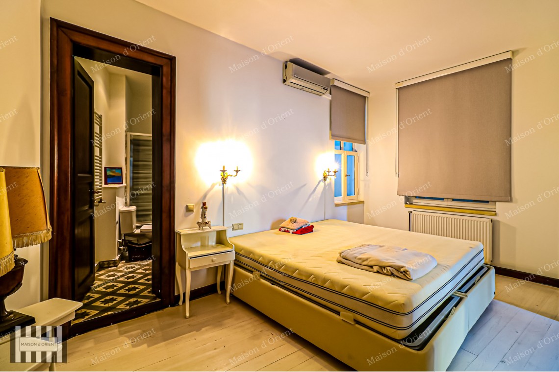 2+1  Flat for Rent in Cihangir Historical Pamir Bey Apartment