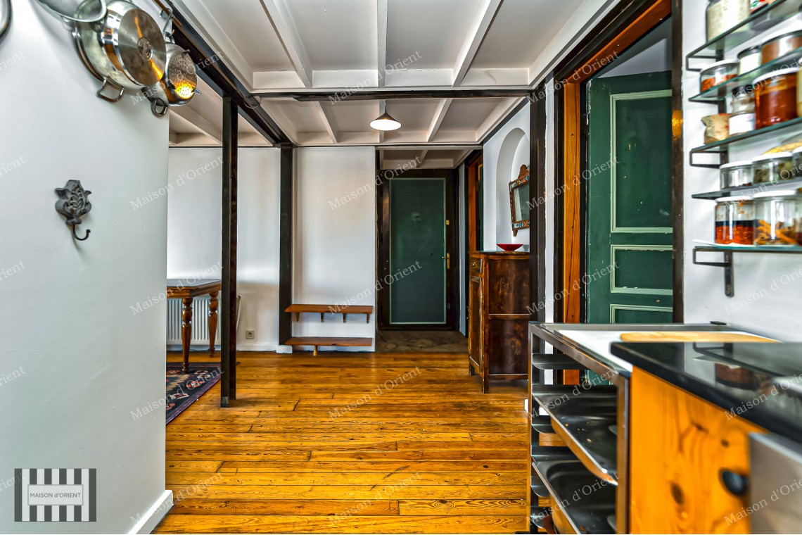 Located in Galatasaray on Sadri Alışık Street in a Historical Building