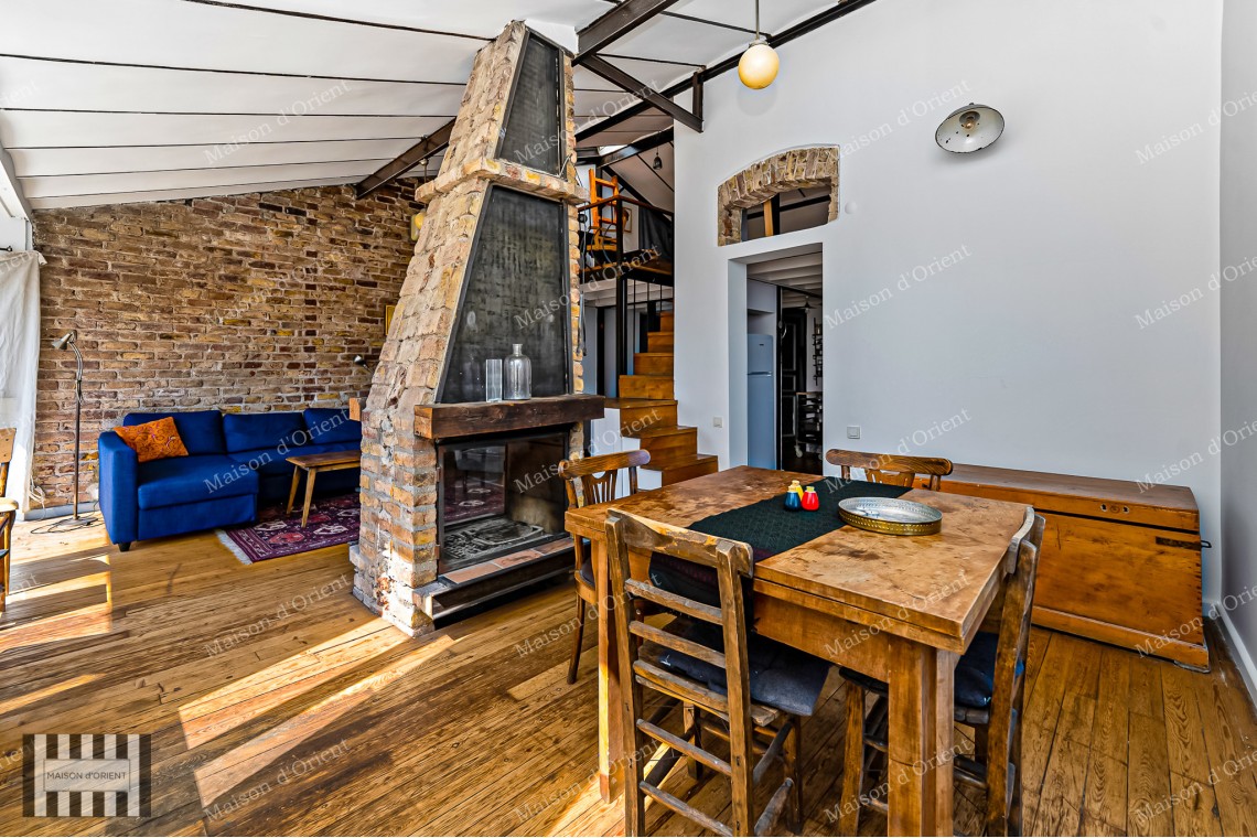 Located in Galatasaray on Sadri Alışık Street in a Historical Building