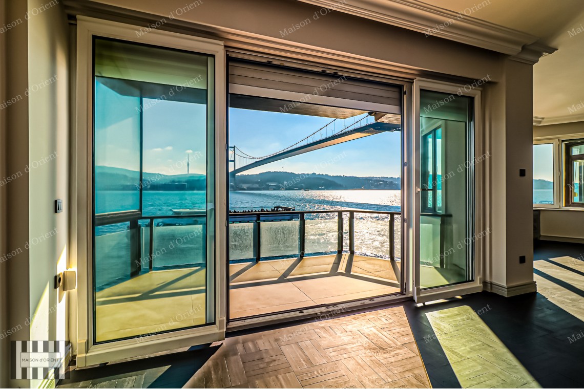 Duplex Waterside Mansion with Pool and Private Dock for Rent in Ortaköy