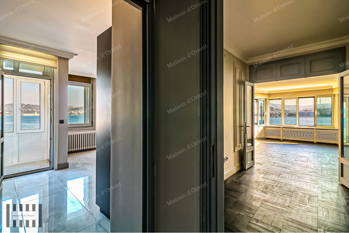 Duplex Waterside Mansion with Pool and Private Dock for Rent in Ortaköy