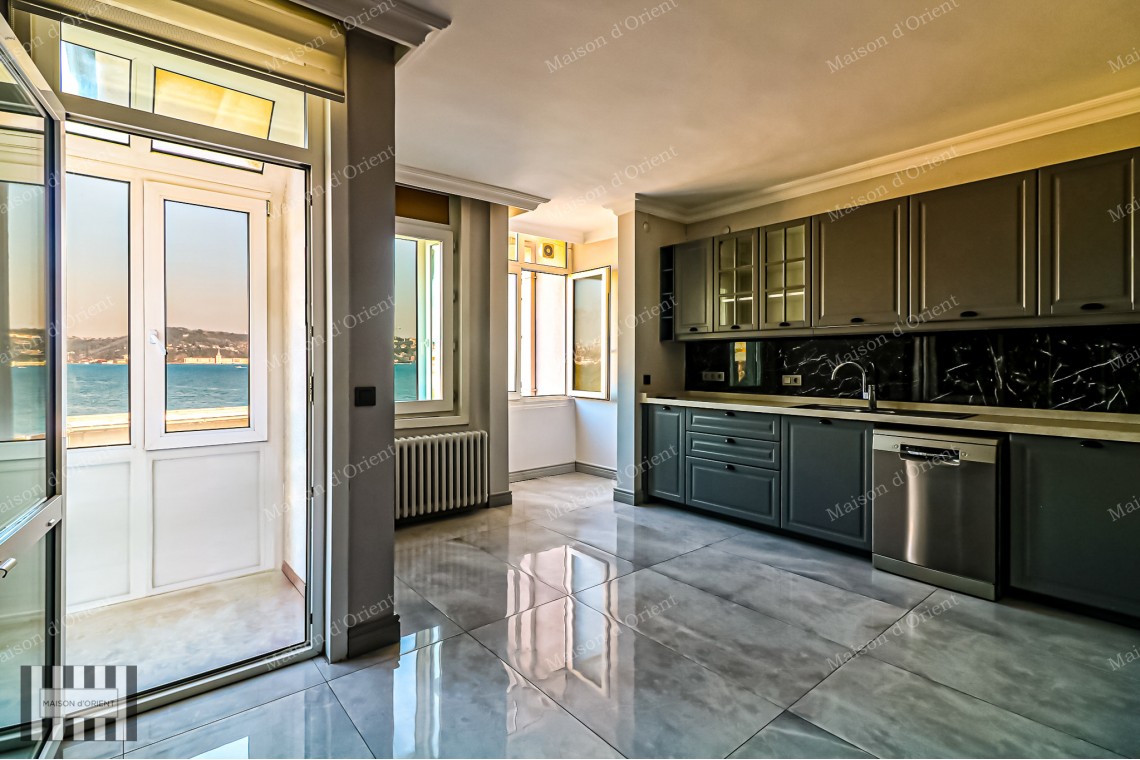 Duplex Waterside Mansion with Pool and Private Dock for Rent in Ortaköy