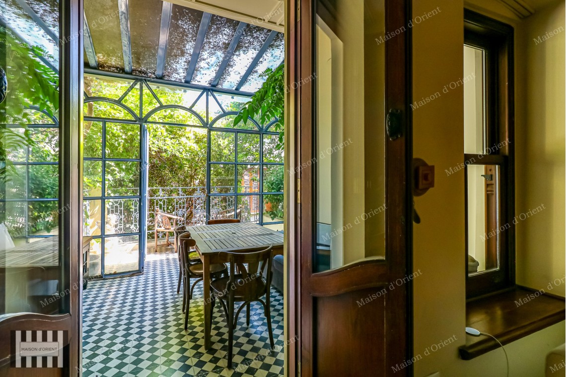 1+1 Duplex Apartment with Winter Garden for Sale in Galata